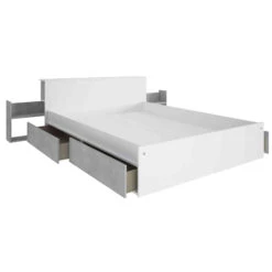 Lit Compact En Bois 140x190 Cm - LI9053 -Lematelas Soldes Boutique 1566 fond blanc 1 1