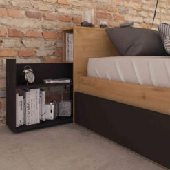 Lit Compact En Bois 140x190 Cm - LI9053 -Lematelas Soldes Boutique 1567 ambiance 2 1