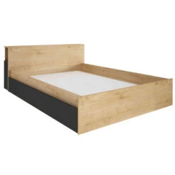 Lit Compact En Bois 140x190 Cm - LI9053 -Lematelas Soldes Boutique 1567 fond blanc 1 1