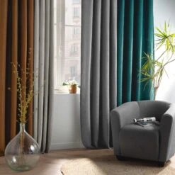 Rideau à Oeillets Occultant Jacquard 135x240