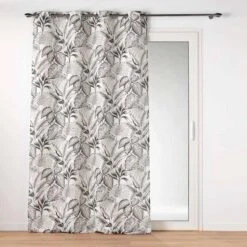 Rideau à œillets Polyester Feuillage