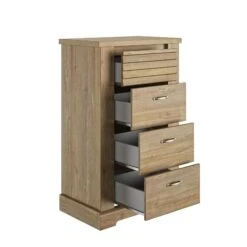 Lit Et Chiffonnier En Bois Clair - LT5080 -Lematelas Soldes Boutique 2 thelma ch0e mh2c 05 1h2c165 03 4