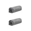 Lot De 2 Draps Housses Jersey Gris Chiné Bonnet 30 Cm