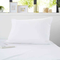 Protège Oreiller 100% Coton Anti-rétrécissement Absorbant Silencieux Et Respirant -Lematelas Soldes Boutique 3377720102312 po romy 50x70 cm visuel 2