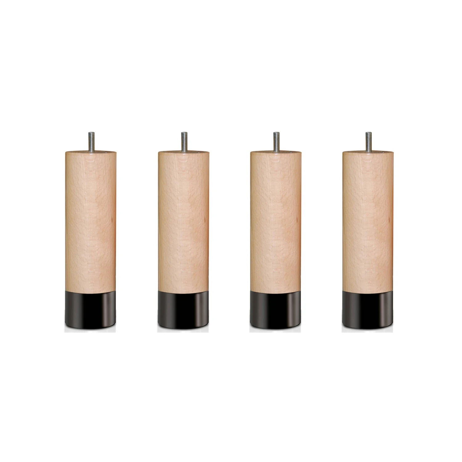 4 Pieds Cylindriques Hawaï Bois Brut 15 Cm 1 4 Pieds Cylindriques Hawaï Bois Brut 15 Cm