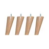 4 Pieds Scandinaves Bois 15 Cm