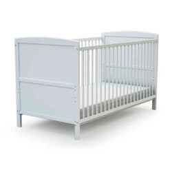 Lit Bébé évolutif En Bois Laqué Blanc