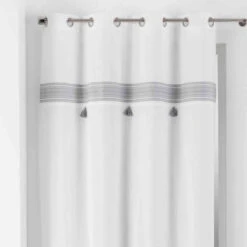 Rideau à œillets Amaya 140x240 Cm -Lematelas Soldes Boutique amaya gris zoom
