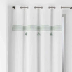 Rideau à œillets Amaya 140x240 Cm -Lematelas Soldes Boutique amaya menthe zoom