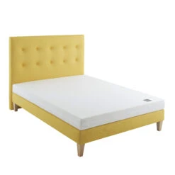 Ensemble Matelas Junior Mousse, Sommier, Pieds Et Tête De Lit Aurore 100 - SOMEO