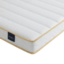 Ensemble Matelas Mousse, Sommier, Pieds, Couette Et Oreiller Aurore 300 - SOMEO 24 Ensemble Matelas Mousse, Sommier, Pieds, Couette Et Oreiller Aurore 300 - SOMEO -Lematelas Soldes Boutique aurore 300 zoom lateral fond blanc 6 29