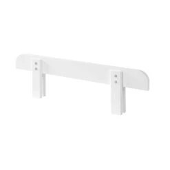 Lit Enfant 90x200 Blanc Avec Sommier Et Barrière - Terre De Nuit -Lematelas Soldes Boutique barri re de lit kiddy blanc 1