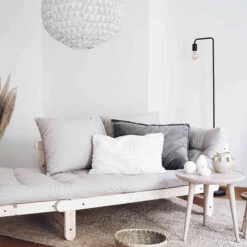 Banquette Ajustable BEAT En Pin Massif Blanc Matelas Inclus 75x200 -Lematelas Soldes Boutique beat ambiance 4