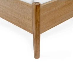 Lit En Bois Massif Imitation Chêne - LT0019 -Lematelas Soldes Boutique bedanglezoom