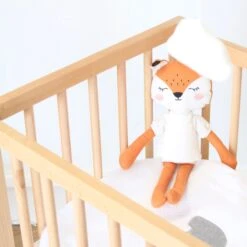 Berceau Bois Massif Verni Avec Roues Et Matelas 80x40 15 Berceau Bois Massif Verni Avec Roues Et Matelas 80x40 -Lematelas Soldes Boutique berceau bois massif zoom 2