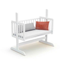 Berceau Cododo En Bois Réglable En Hauteur 40x80 -Lematelas Soldes Boutique berceau cocodo en bois ajustable en hauteur banc