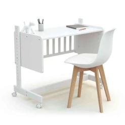 Berceau Cododo évolutif En Bois + Matelas 40x80 Cm -Lematelas Soldes Boutique berceau cododo volutif en bois blanc matelas. bureau