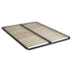 Lit Tiroir Blanc Perle Avec Sommier Et Matelas 140x190 -Lematelas Soldes Boutique cadre a lattes 1 3 3 8 3