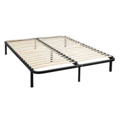 Ensemble D'appoint En Mousse Légèreté + Cadre à Lattes - Terre De Nuit -Lematelas Soldes Boutique cadre a lattes kit 140x190