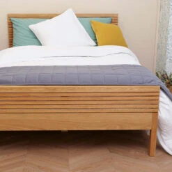 Chemin De Lit Matelassé Jersey -Lematelas Soldes Boutique chemin de lit matelass anthra ambiance