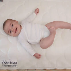 Candide Matelas Bébé Face été/hiver CLIMATISE -Lematelas Soldes Boutique climatise ambiance