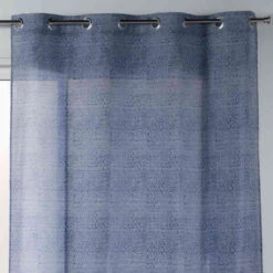 Rideau à œillets Cobalt 140x260 Cm -Lematelas Soldes Boutique cobalt marine zoom