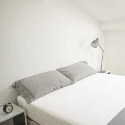 Drap Housse Blanc 100% Coton Bonnet 30 Cm -Lematelas Soldes Boutique coton 57 blanc