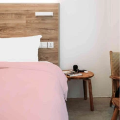 Housse De Couette 100% Coton Rose - Tradilinge