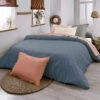 Housse De Couette 100% Coton Biologique Indigo - Tradilinge