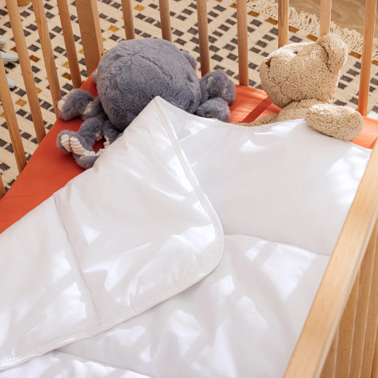 Couette Bébé Coton Bio Someo 80x120 2 Couette Bébé Coton Bio Someo 80x120 – Image 2