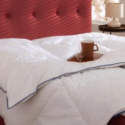 Couette Prestige Hôtellerie Duvet De Canard Someo -Lematelas Soldes Boutique couette duvet de canard zoom ambiance