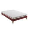 Ensemble Matelas Junior 100% Latex, Sommier Et Pieds Crépuscule 200 - SOMEO