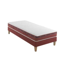 Ensemble Matelas 100% Latex, Sommier Et Pieds Crépuscule 500 - SOMEO -Lematelas Soldes Boutique crepuscule 500 mat som 90x200 3 4 fond blanc