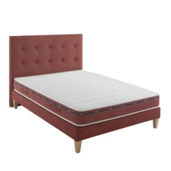 Ensemble Matelas 100% Latex, Sommier, Pieds Et Tête De Lit Crépuscule 500 - SOMEO