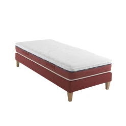 Ensemble Matelas 100% Latex, Sommier Et Pieds Crépuscule 600 - SOMEO -Lematelas Soldes Boutique crepuscule 600 mat som 90x200 3 4 fond blanc