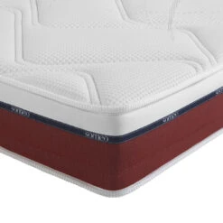 Ensemble Matelas 100% Latex, Sommier Constellation Et Pieds Crépuscule 600 - SOMEO -Lematelas Soldes Boutique crepuscule 600 zoom ganse zip fond blanc 36