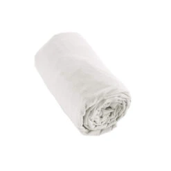 Drap Housse Flanelle Blanc