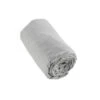 Drap Housse Flanelle Gris