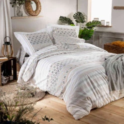 Drap Housse Diego Gris Bonnet 40 Cm - Tradilinge -Lematelas Soldes Boutique dh diego gris ambiance 1