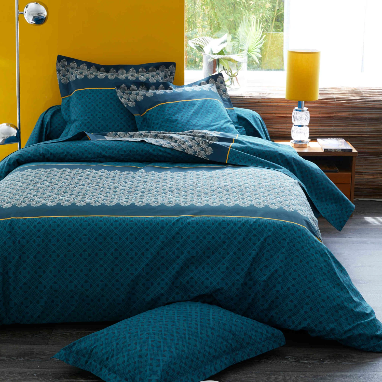 Drap Housse Talisman Paon Bonnet 40 Cm - Tradilinge 2 Drap Housse Talisman Paon Bonnet 40 Cm - Tradilinge – Image 2