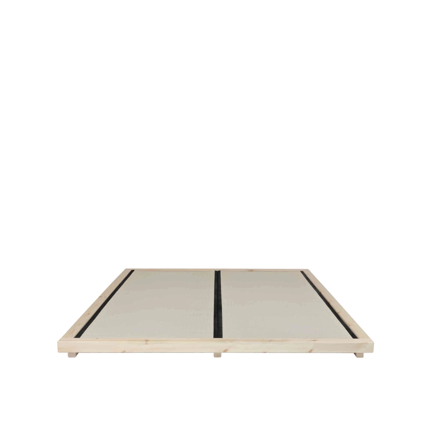 Lit Futon Style Japonais En Bois Massif Naturel + Tatami 1 Lit Futon Style Japonais En Bois Massif Naturel + Tatami