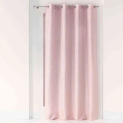 Rideau à œillets Domea 140x260 Cm -Lematelas Soldes Boutique domea rose or
