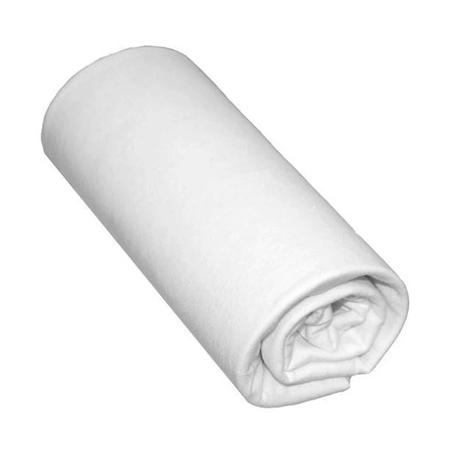 Drap Housse Bébé 100% Coton Blanc - Bonnet 15 Cm 1 Drap Housse Bébé 100% Coton Blanc - Bonnet 15 Cm