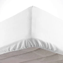 Drap Housse Biolina En Coton Biologique Bonnet 30 Cm -Lematelas Soldes Boutique drap housse biolina blanc zoom