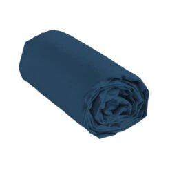 Drap Housse Biolina En Coton Biologique Bonnet 30 Cm -Lematelas Soldes Boutique drap housse biolina bleu fondblanc