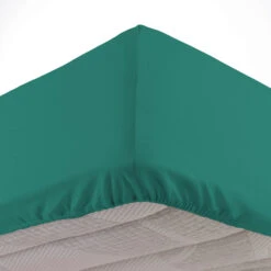 Drap Housse Biolina En Coton Biologique Bonnet 30 Cm -Lematelas Soldes Boutique drap housse biolina emeraude zoom
