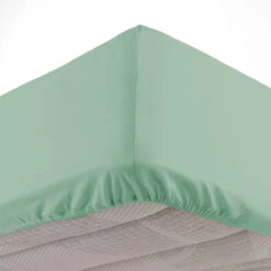 Drap Housse Biolina En Coton Biologique Bonnet 30 Cm -Lematelas Soldes Boutique drap housse biolina sauge zoom