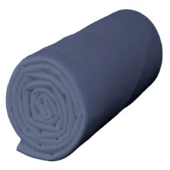 Lot De 2 Draps Housses Jersey Bleu Océan Bonnet 30 Cm -Lematelas Soldes Boutique drap housse bleu ocean face plie fond blanc 1 10