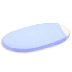 Lot De 2 Draps Housses Bébé Coton Bio Pour Berceau Et Couffin Ovale 40x80 6 Lot De 2 Draps Housses Bébé Coton Bio Pour Berceau Et Couffin Ovale 40x80 -Lematelas Soldes Boutique drap housse coton bio ovale bleu 2