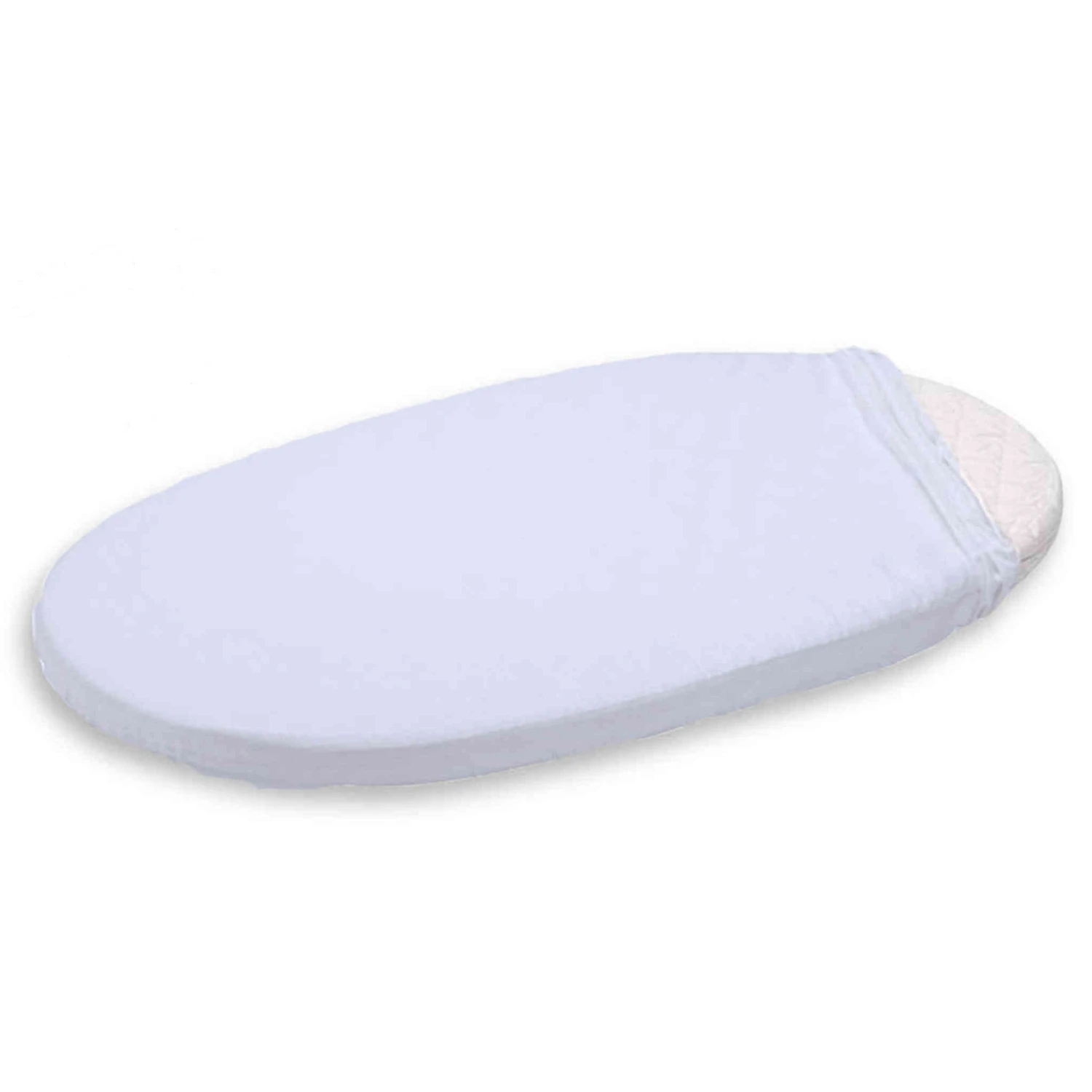 Lot De 2 Draps Housses Bébé Coton Bio Pour Berceau Et Couffin Ovale 40x80 2 Lot De 2 Draps Housses Bébé Coton Bio Pour Berceau Et Couffin Ovale 40x80 – Image 2